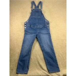 GAP Maternity Women's Medium Overalls Blue Denim Bib Overall Pants